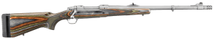 Ruger 47117 Guide Gun 338 Win Mag 3+1 20" Threaded Barrel With Muzzle Brake Hawkeye Matte Stainless Steel Green Mountain Laminate Stock Optics Ready