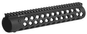 Troy Ind STRXAL111BT01 Alpha Rail Aluminum Black Anodized 11" for AR-15 M16