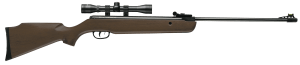 Crosman 30021 Vantage NP Air Rifle Nitrogen Piston 177 1rd Shot Black Black Receiver Hardwood Scope 4x32mm