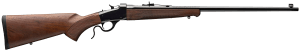 Winchester Repeating Arms 524100102 Model 1885 Low Wall Hunter 22 LR 1rd 24 Blued Octagon Barrel & Steel Receiver Schnabel-Style Checkered Forearm Checkered Walnut Curved Grip Stock w/Pachmayr Decelerator Recoil Pad"