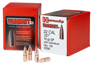 Hornady 2245 Traditional Varmint 22 Cal .224 50 gr Spire Point 100rd Box