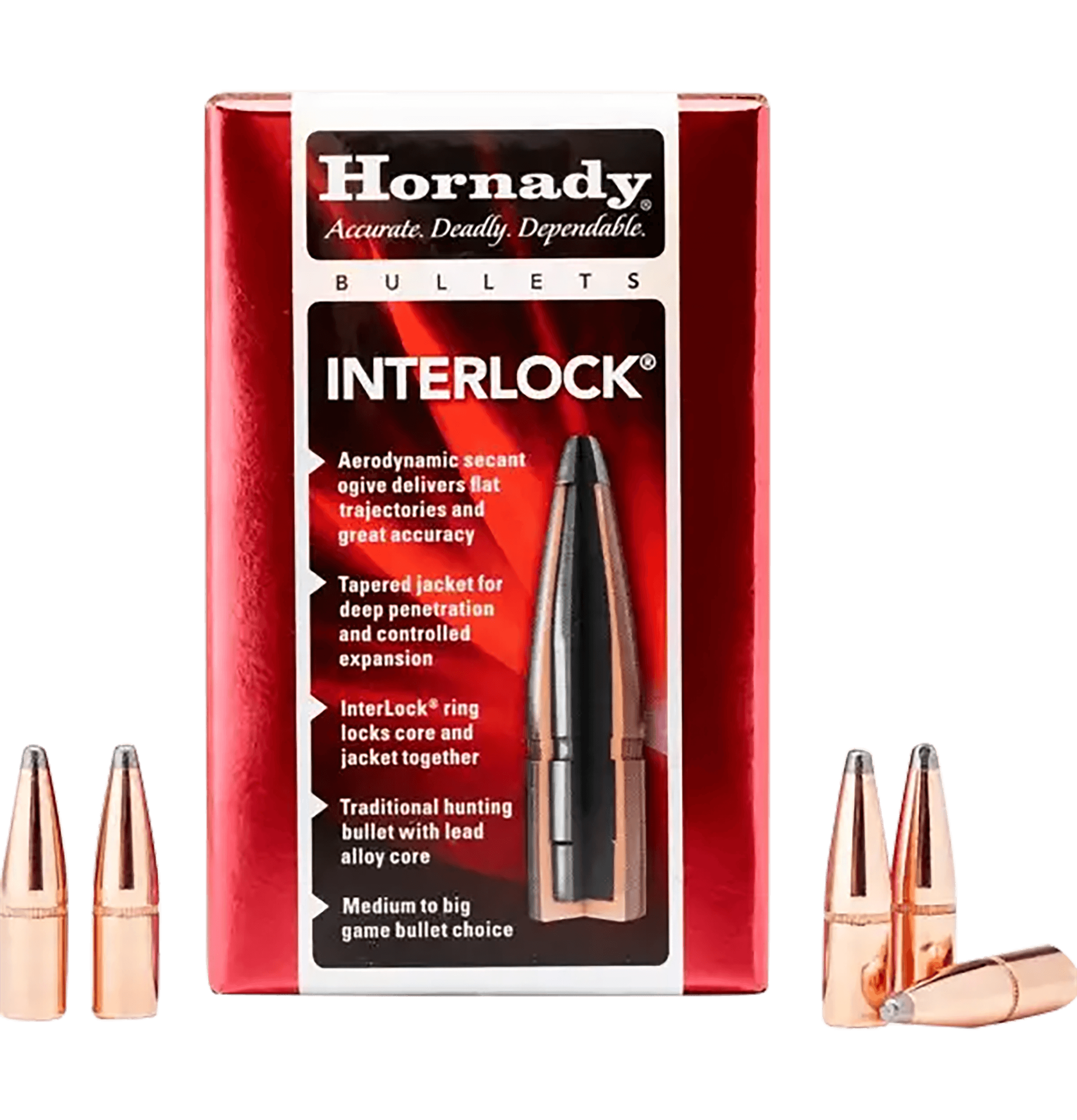 Hornady 3120 InterLock 303 Cal .312 150 gr Soft Point (SP)