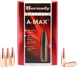 Hornady 30502 A-MAX 30 Cal .308 168 gr A Max 100rd Box/ 15 Case