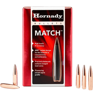 Hornady 2279 Match  22 Cal .224 75 gr Hollow Point Boat Tail Match 100rd Box