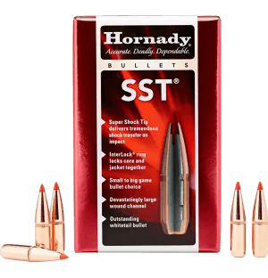 Hornady 30702 SST 30 Cal .308 180 gr Super Shock Tip 100rd Box/ 15 Case