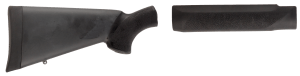 Hogue 05012 OverMolded Combo Kit Black Synthetic with Forend for Mossberg 500