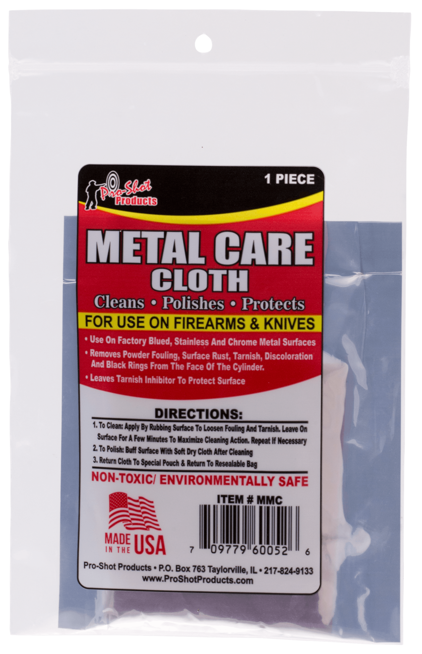 Pro-Shot MMC Metal Care Cleaning Cloth 9.80" x 9.80"