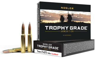 Nosler 47118 Trophy Grade 7x57mm Mauser 140 gr 2700 fps Nosler AccuBond 20rd Box