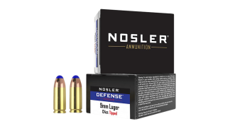 Nosler 37151 Defense Handgun 9mm Luger +P 124 gr Bonded Performance Tipped (BPT) 20rd Box
