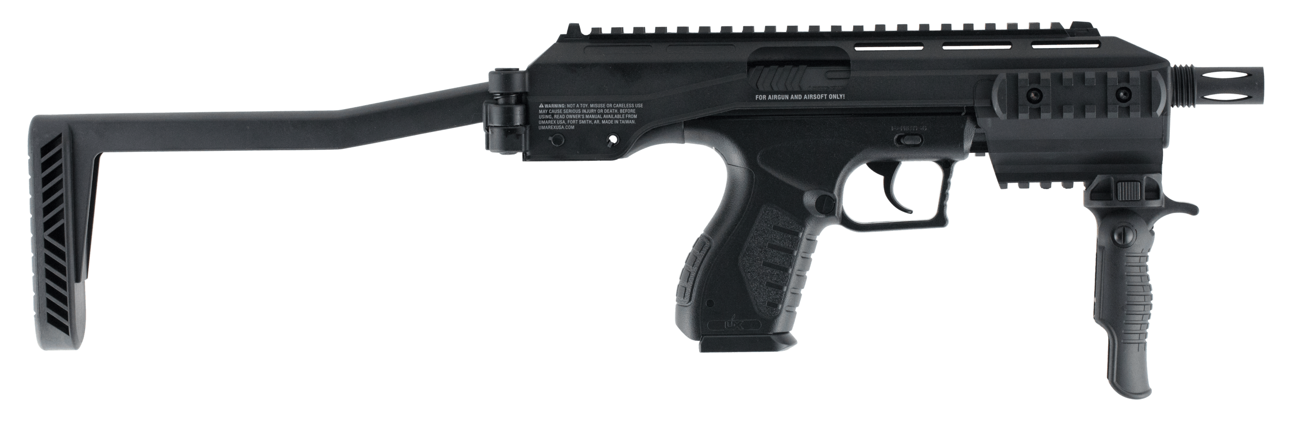 Umarex USA 2254824 TAC Carbine CO2 177 BB 19+1 Shot Black Black Receiver Black Folding Stock
