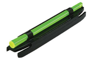 HiViz S300G S-Series Magnetic Front Sight Front Black | Green Fiber Optic