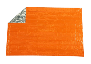 Survive Outdoors Longer 01401701 SOL Survival Blanket Warmth Waterproof Orange Metalized Polyethylene