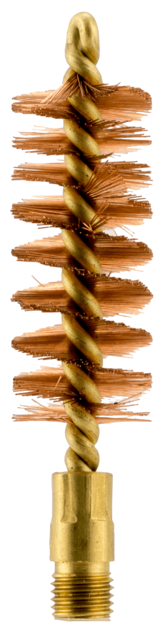 Pro-Shot 28S Bore Brush  28 Gauge Shotgun #5/16-27 Thread Bronze Bristles Looped Tip Brass Core