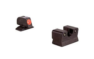 Trijicon 600619 HD Night Sights- Beretta 92/96 Black | Green Tritium Orange Outline Front Sight Green Tritium Black Outline Rear Sight