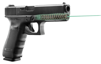 LaserMax LMSG422G Guide Rod Laser 5mW Green Laser with 532nM Wavelength 20 yds Day/300 yds Night Range & Made of Aluminum for Glock 35 22 31 Gen4