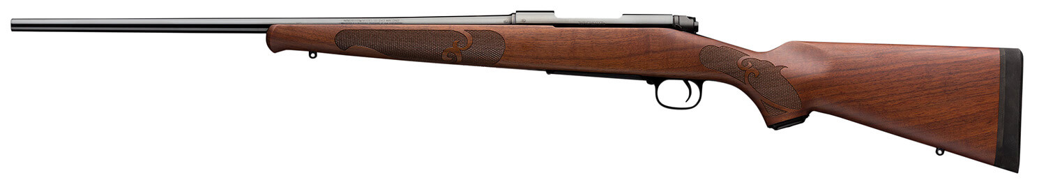 Winchester Repeating Arms 535200229 Model 70 Featherweight 264 Win Mag 3+1 24" Free-Floating Barrel Forged Steel Receiver w/Integral Recoil Lug Satin Walnut Feather Checkered Stock w/Schnabel Fore-End Pachmayr Decelerator Recoil Pad No Sights - Image 2