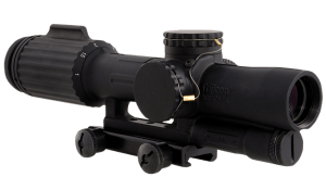 Trijicon 1600001 VCOG Black Hardcoat Anodized 1-6x 24mm LED Red Segmented Circle w/Crosshair 223 77gr Reticle
