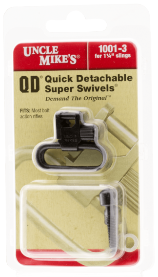 Uncle Mike's MO10013 Super Swivel  Blued 1.25" Steel Quick Detach