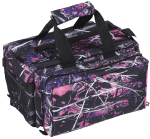 Bulldog BD910MDG Deluxe Range Bag Water Resistant Muddy Girl Nylon with Adjustable Strap Removeable Divider Storage Pockets & Deluxe Padding 13" x 7" x 7" Interior Dimensions