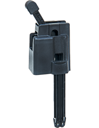 Maglula LU18B LULA Loader & Unloader Made of Polymer with Black Finish for 9mm Luger UZI SMG