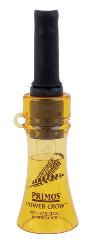 Primos 330 Power Crow Open Call Crow Sounds Attracts Crow/Turkey Black/Yellow Plastic
