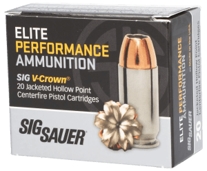 Sig Sauer E40SW120 Elite Defense 40 S&W 165 gr Jacket Hollow Point 20rd Box