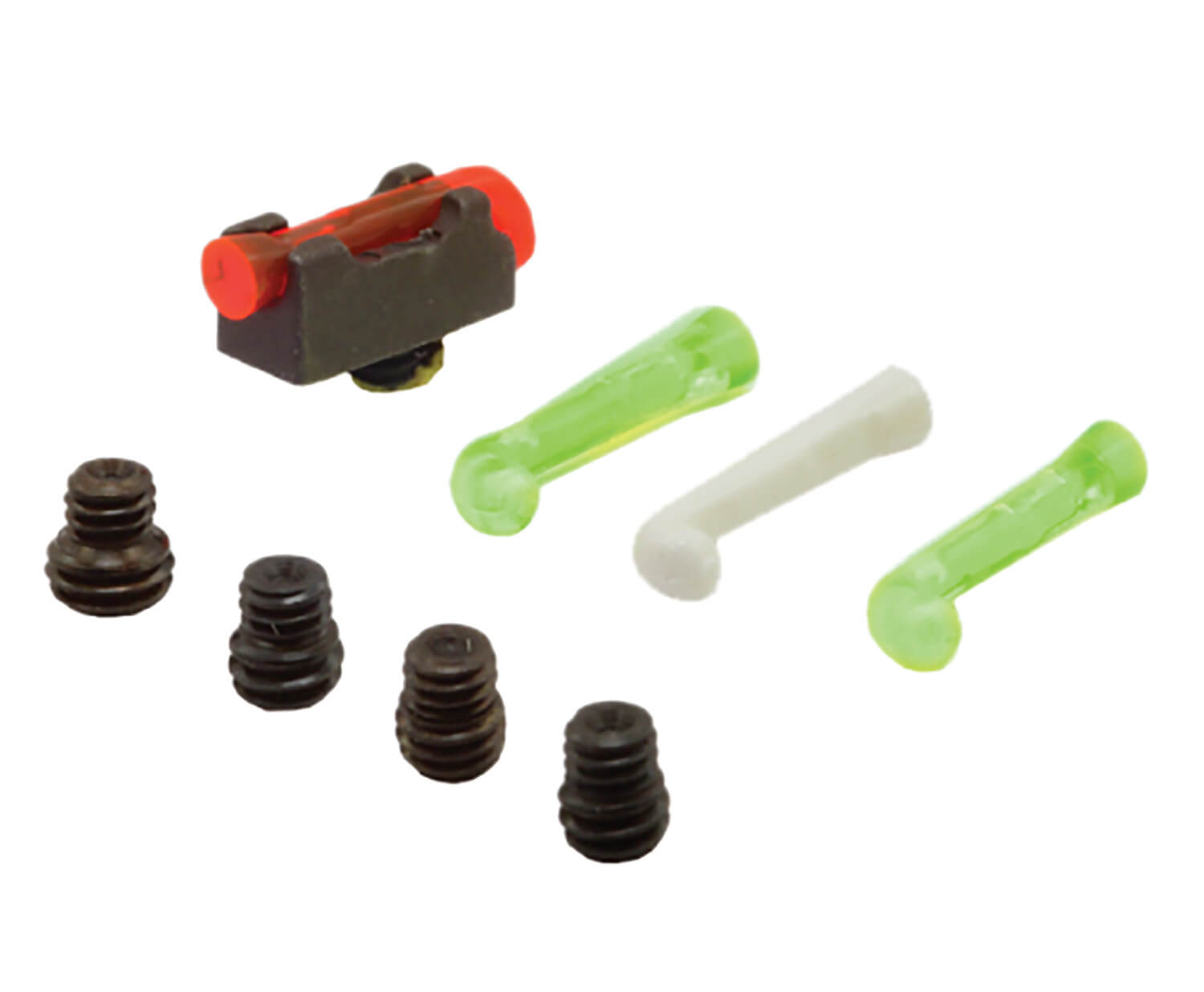 HiViz SK2011 Spark III Bead Replacement Front Sight Black | Green/Red/White Fiber Optic - Image 2