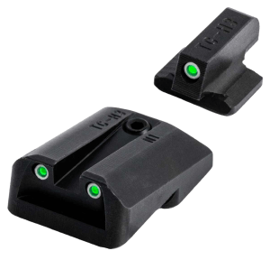 TruGlo TG231N1 Tritium Black | Green Tritium Front Sight Green Tritium Rear Sight