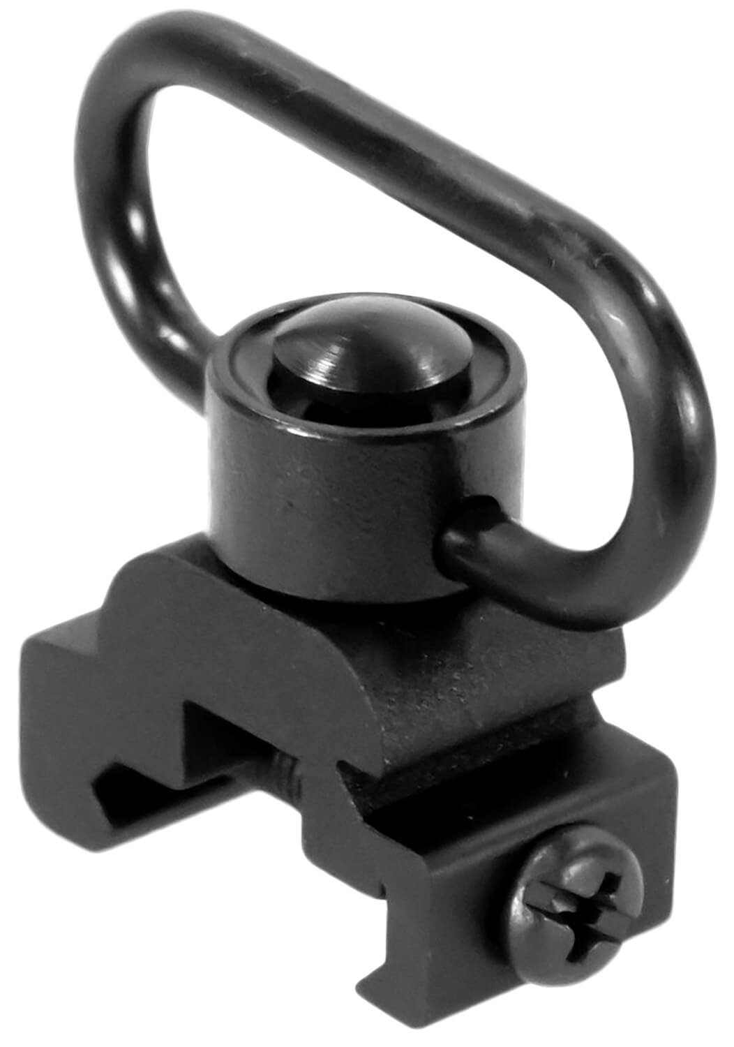 Aim Sports MT030 Sling Rail Mount Black Anodized 1.41" Quick Detach w/Push Button Aluminum Picatinny/Weaver - Image 2
