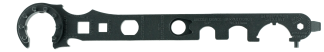 NcStar TARW2 Armorer's Barrel Wrench Gen 2 Black Steel AR15/M4/M16