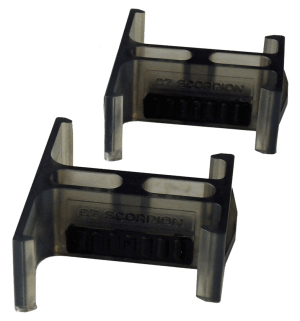 CZ-USA 19888 Mag Coupler 30rd Compatible w/ CZ Scorpion Magazines Smoke Plastic