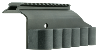 TacStar 1081029 Sidesaddle Rail Mount Shotgun 12 Gauge Black Polymer w/Aluminum Mounting Plate with Rail Mossberg 500 and 590 models