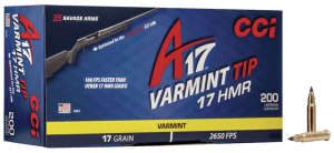 CCI 949CC Varmint A17 17 HMR 17 gr Varmint Tipped 200rd Box