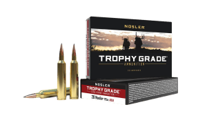 Nosler 60155 Trophy Grade Long-Range Hunting 28 Nosler 175 gr Nosler Spitzer AccuBond-Long Range (SABLR) 20rd Box