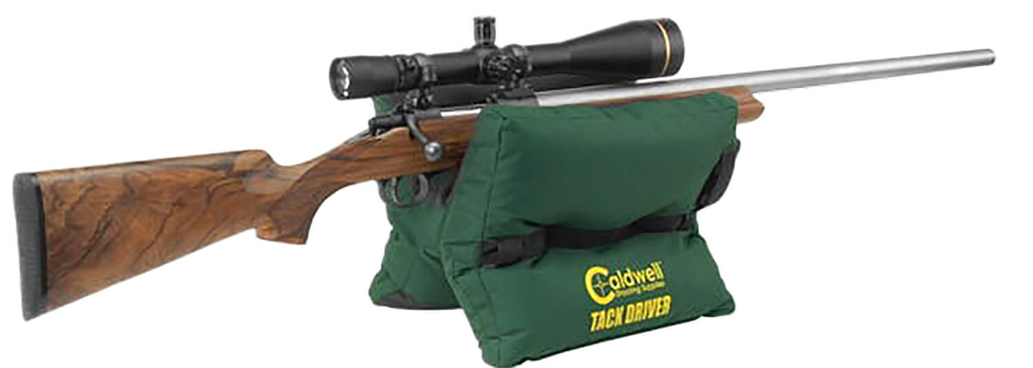 Caldwell 569230 Tack Driver Prefilled Green Nylon Front and Rear Bag - Image 3