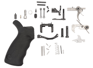Spikes SLPK301 Lower Parts Kit Enhanced Black Aluminum AR-Platform