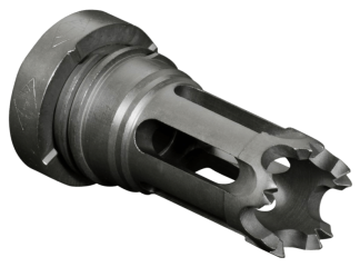 Yankee Hill 310228A Phantom Flash Hider Black Phosphate Steel with 1/2-28 tpi Threads for 5.56x45mm NATO AR-Platform"